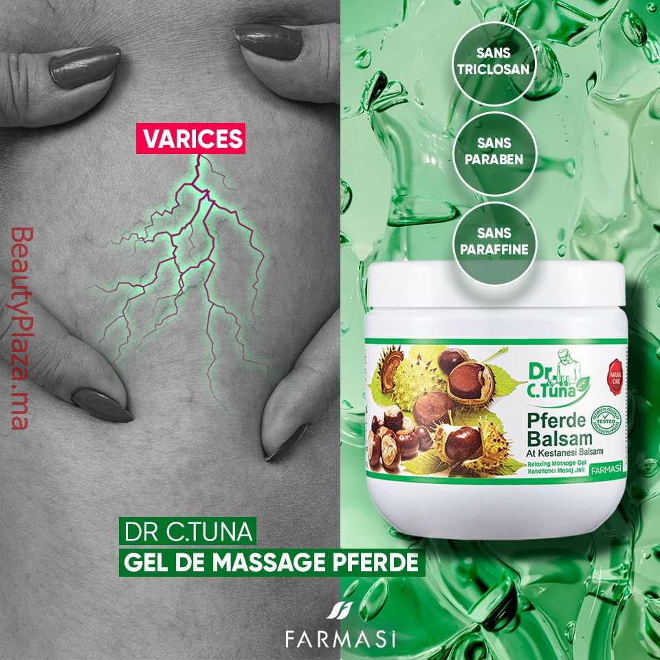 FARMASI Dr Tuna Gel De Massage pack Paprika et Pferde 500ml (Offre limitée)