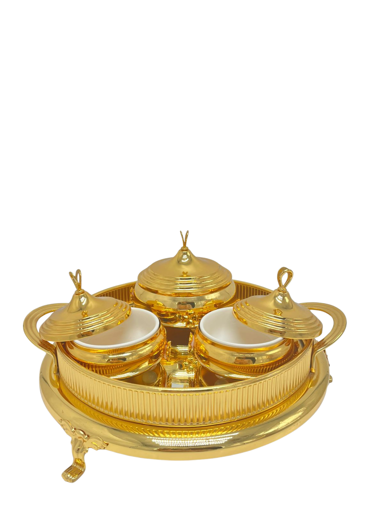 Ensemble à thé Prestige – 4 pièces (Doré)