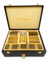 Ménagère Royale – 72 pièces (Finition Dorée)