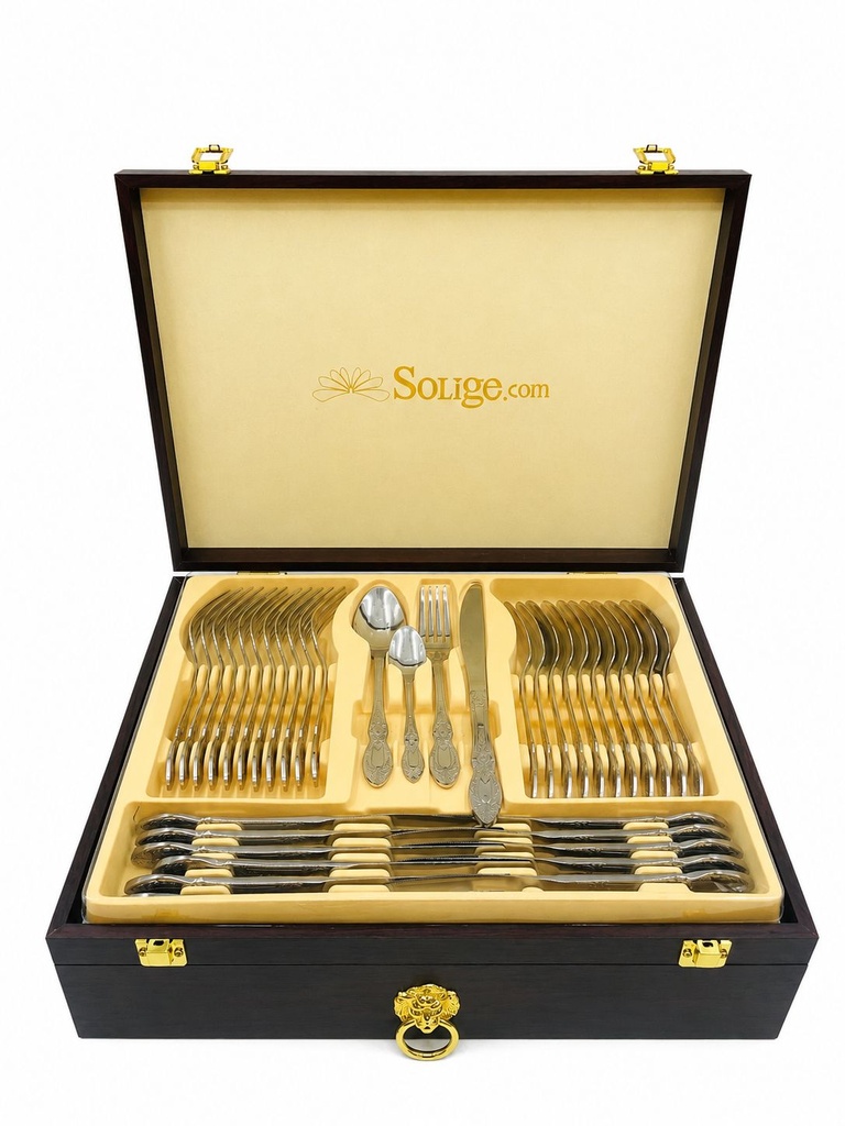 Ménagère Royale – 72 pièces (Finition Miroir)