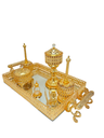 Ensemble encensoir Maroc Royal 7 pièces – Plateau rectangulaire