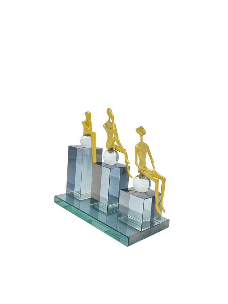 Sculpture Harmonie Dorée