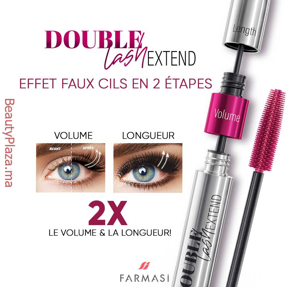 FARMSAI MASCARA DOUBLE LASH EXTEND