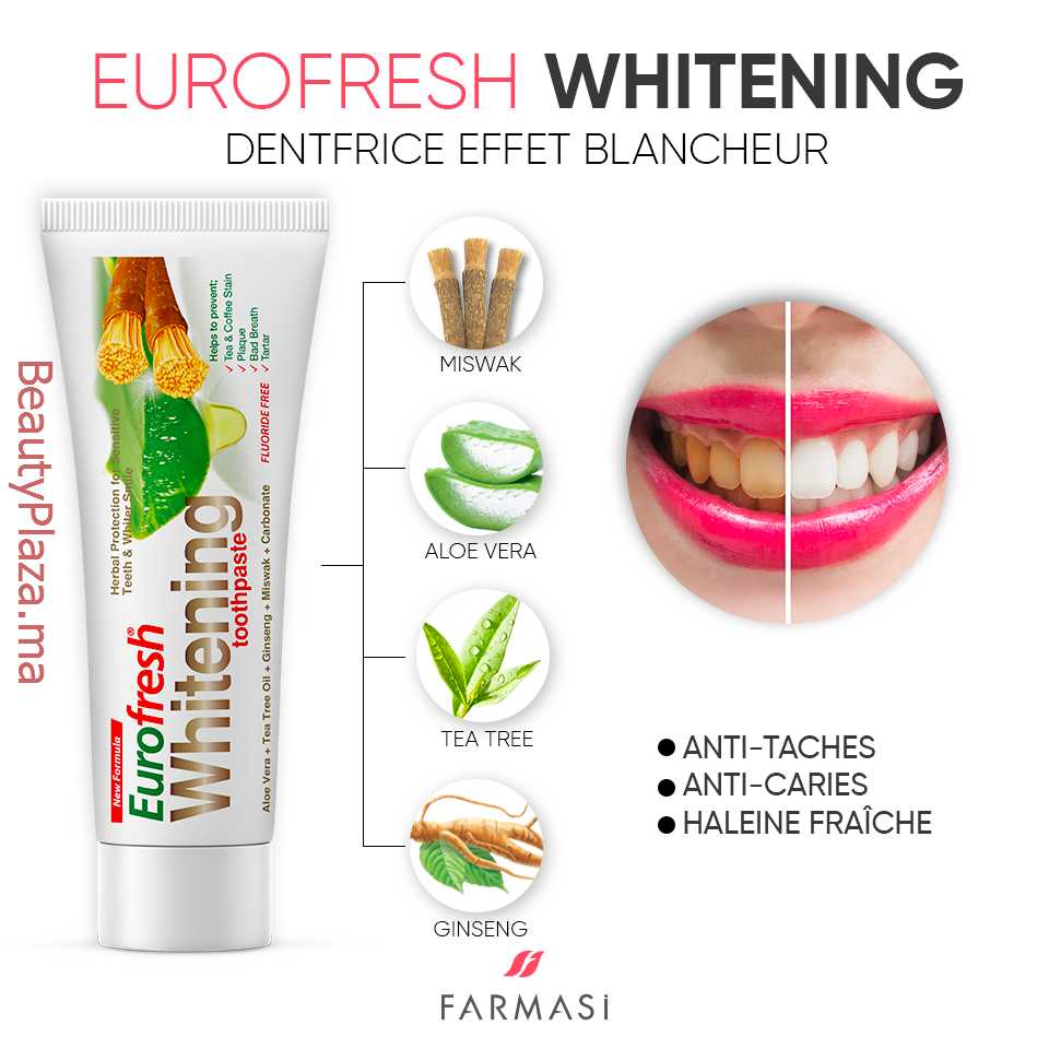 FARMSAI DENTIFRICE EUROFRESH WHITENING 50G