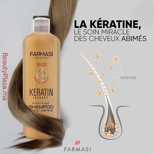 FARMASI Shampoing Keratin 360ml