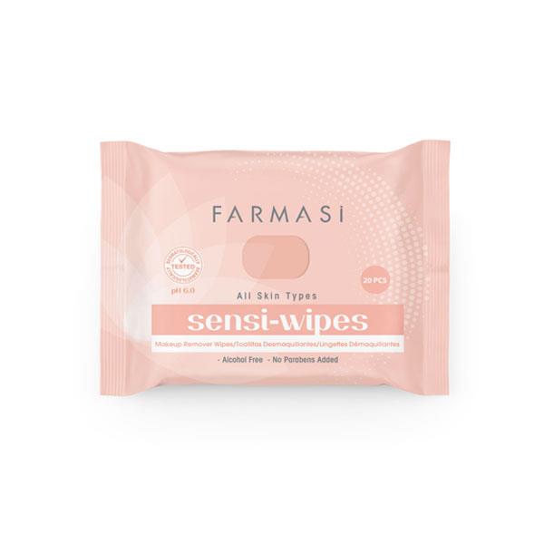[1201006] FARMASI Lingettes Démaquillantes Sensi-wipes 20pcs