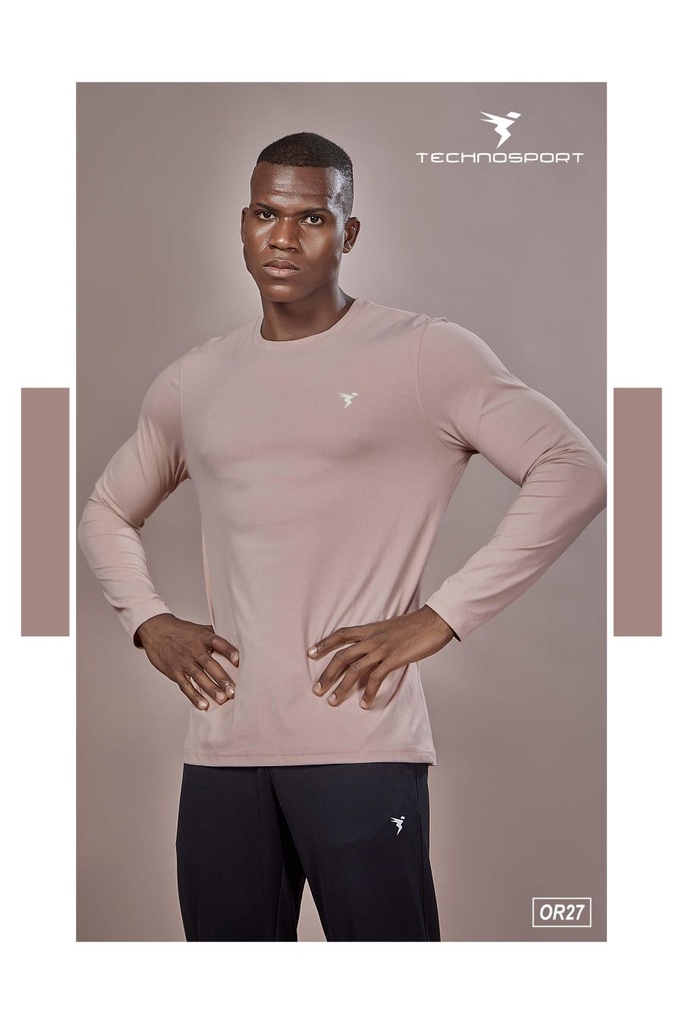 [OR27/2-8-M] TECHNOSPORT MENS BASIC CREWNECK (M)