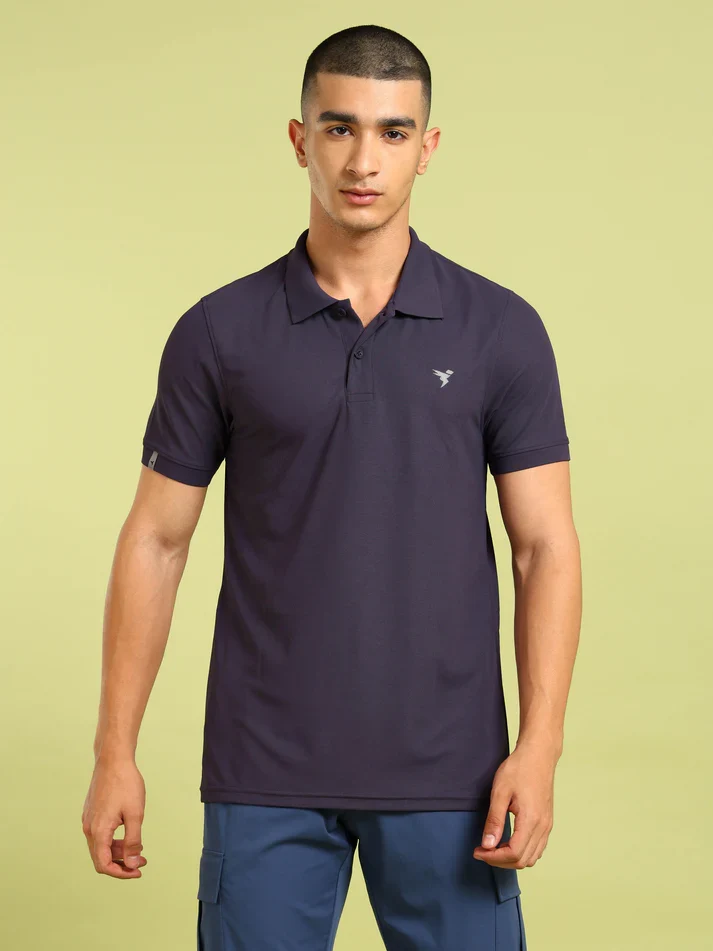 [P804-4-L] TECHNOSPORT MENS BASIC POLO (L)