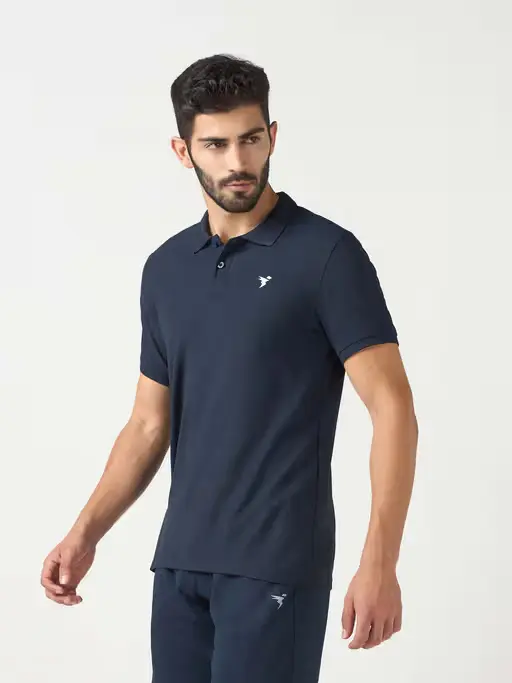 [P804-5-L] TECHNOSPORT MENS BASIC POLO (L)