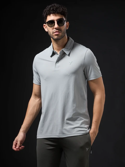 [P804-8-L] TECHNOSPORT MENS BASIC POLO (L)