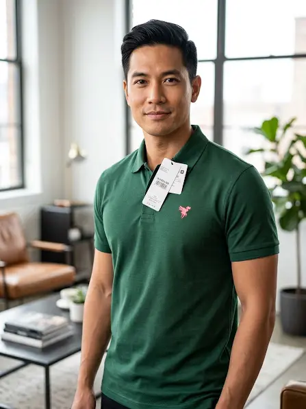 [OR21/9-2-M] TECHNOSPORT MENS BASIC POLO MELANGE (M)