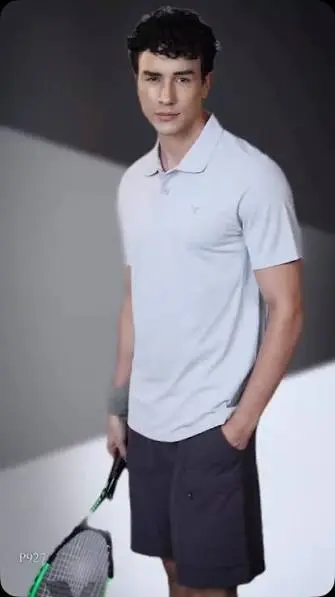 [OR81-2-L] TECHNOSPORT MENS BASIC POLO (L)