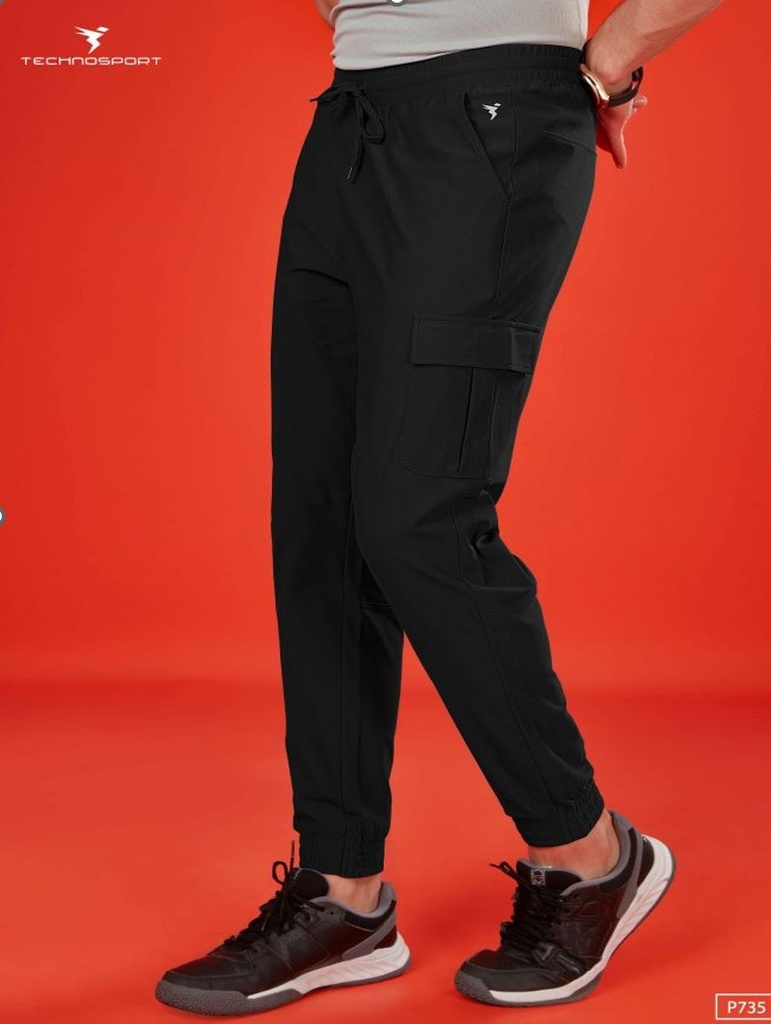 [OR734/4-1-L] TECHNOSPORT MENS BASIC JOGGERS (L)