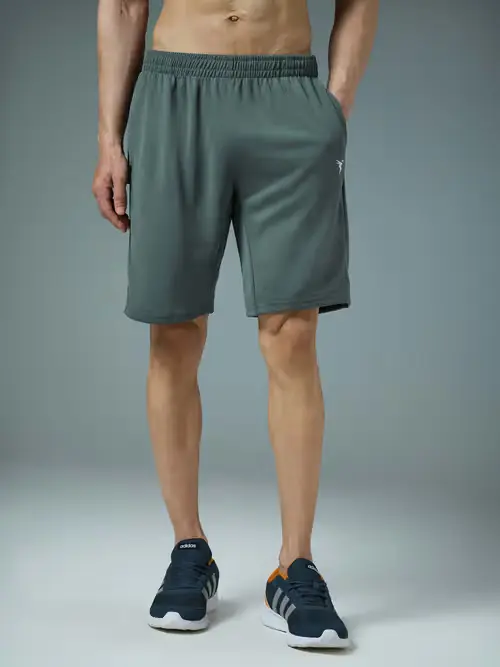 [P774-5-L] TECHNOSPORT MENS BASIC SHORTS (L)