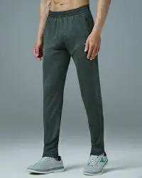 [OR19/93-4-L] TECHNOSPORT MENS BASIC MELANGE TRACKPANT (L)