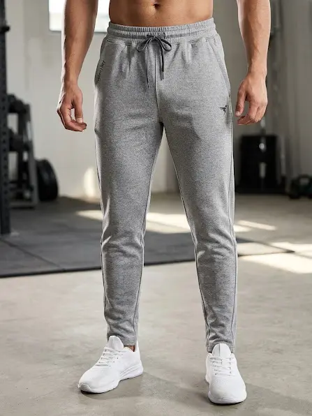 [OR19/93-7-L] TECHNOSPORT MENS BASIC MELANGE TRACKPANT (L)