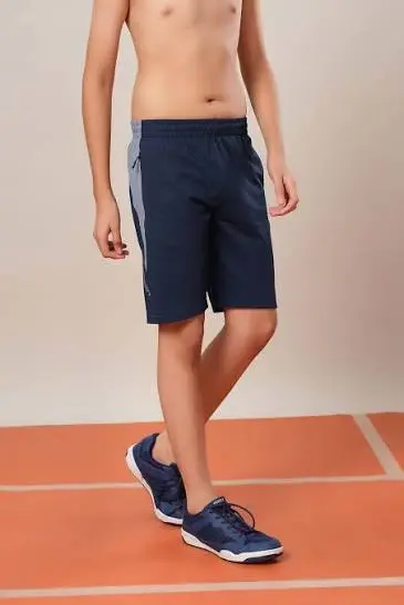 [B162-2-1] TECHNOSPORT BOYS COLORBLOCK SHORTS (8Y)