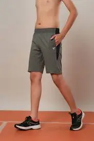 [B162-5-1] TECHNOSPORT BOYS COLORBLOCK SHORTS (8Y)