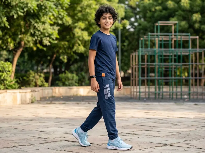 [B165-3-1] TECHNOSPORT BOYS BASIC WOVEN JOGGERS (8Y)