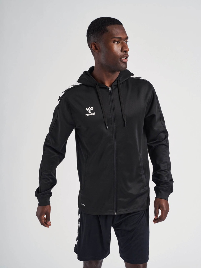 [211484-2001-M] HUMMEL CORE XK POLY ZIP HOOD