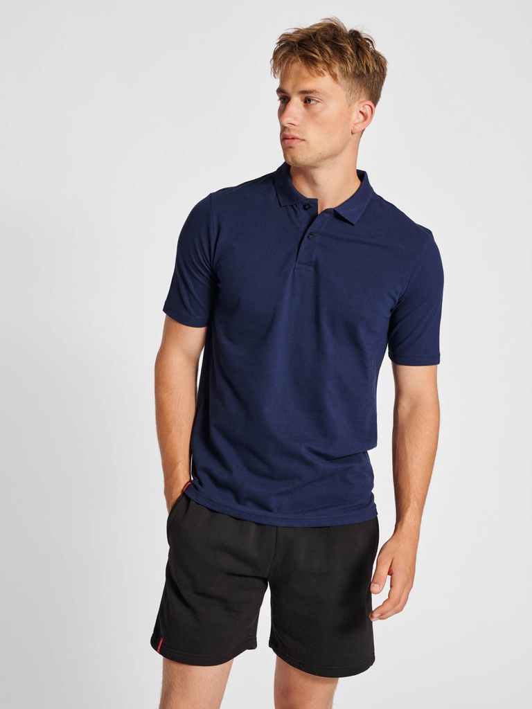 [215113-7026-S] HUMMEL RED CLASSIC POLO (S)