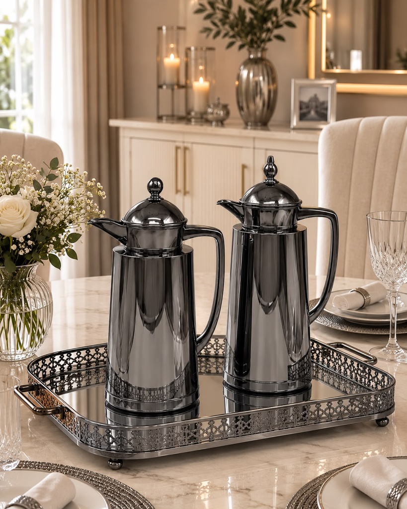 Duo Thermos Celestia – 2 pièces (Nickel Noir)
