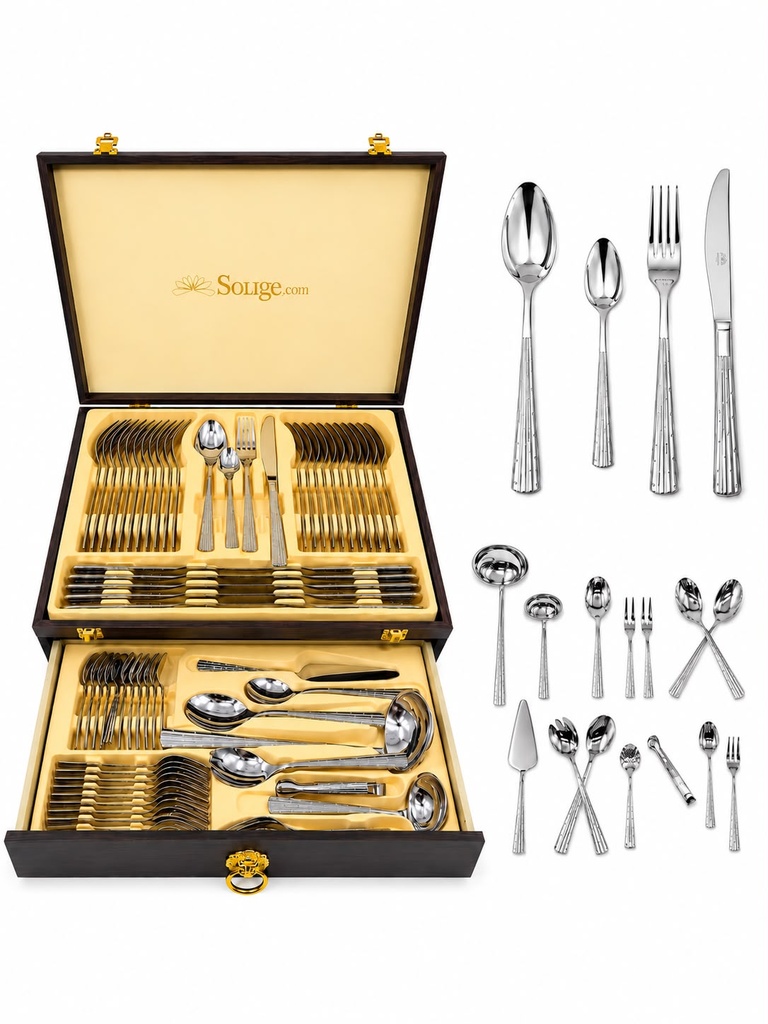 Ménagère Prestige – 72 pièces (Finition Miroir)