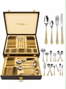 Ménagère Royale – 72 pièces (Finition Dorée)