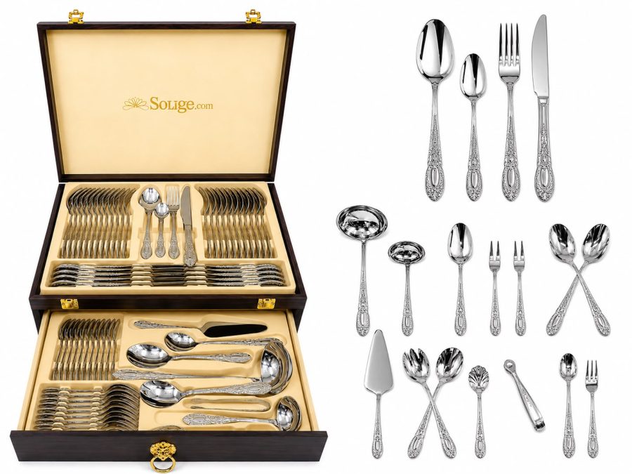 Ménagère Royale – 72 pièces (Finition Miroir)