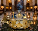 Ensemble encensoir Harmonie Cristal – Plateau rond