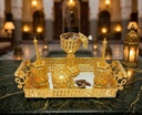 Ensemble encensoir Maroc Royal 7 pièces – Plateau rectangulaire
