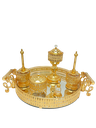 Ensemble encensoir Maroc Royal 7 pièces – Plateau rond