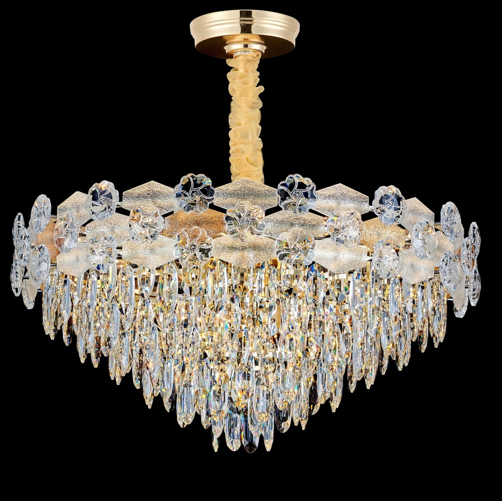 Lustre Cascade Lumineuse – 60 cm