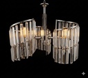 Lustre Cristal Arcadia – 3 Lumières – Argenté