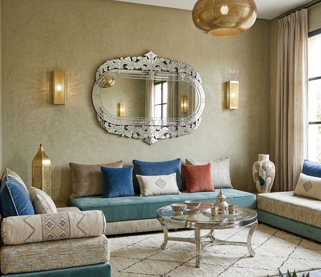 Miroir Royalia – Argenté