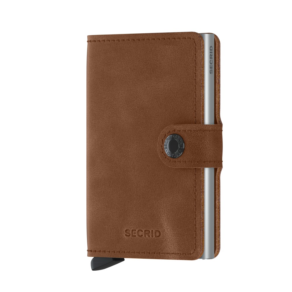 [SE-MV-COGNAC-SILVER] SECRID Miniwallet Vintage Cognac