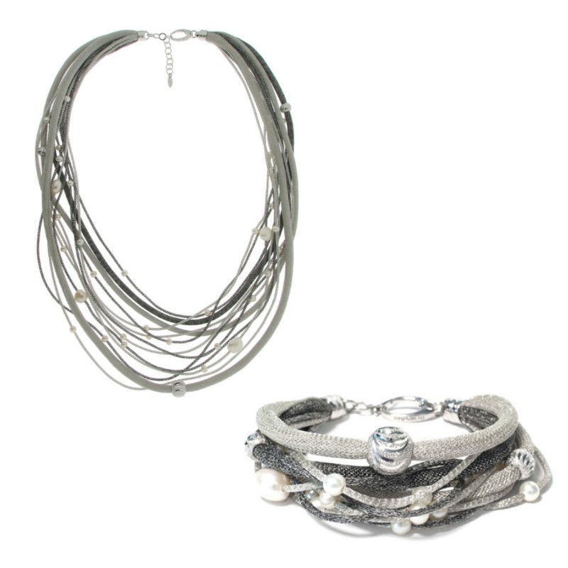 [CLAG0809B - BRAG0809A] Ensemble Collier et Bracelet