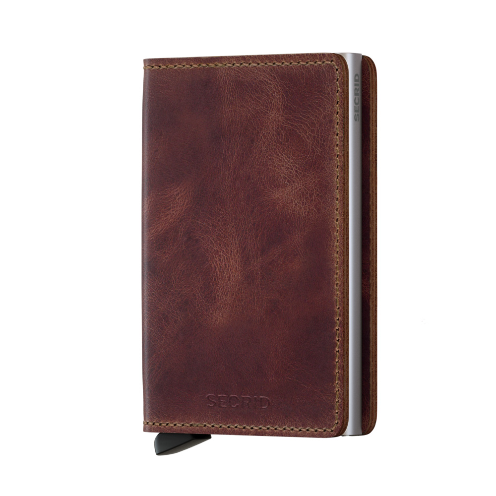 [SE-SV-BROWN] SECRID Slimwallet brown vintage