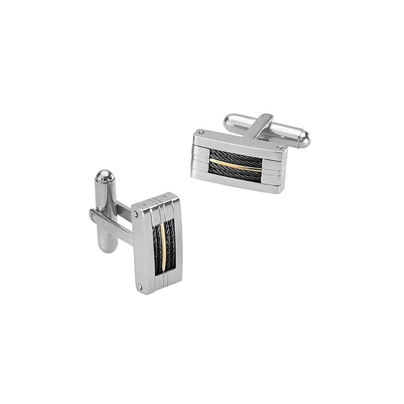 [J-FZ187NO] Boutons manchette