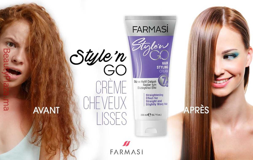 FARMASI Crème Style N Go Normaux Curl 200ml