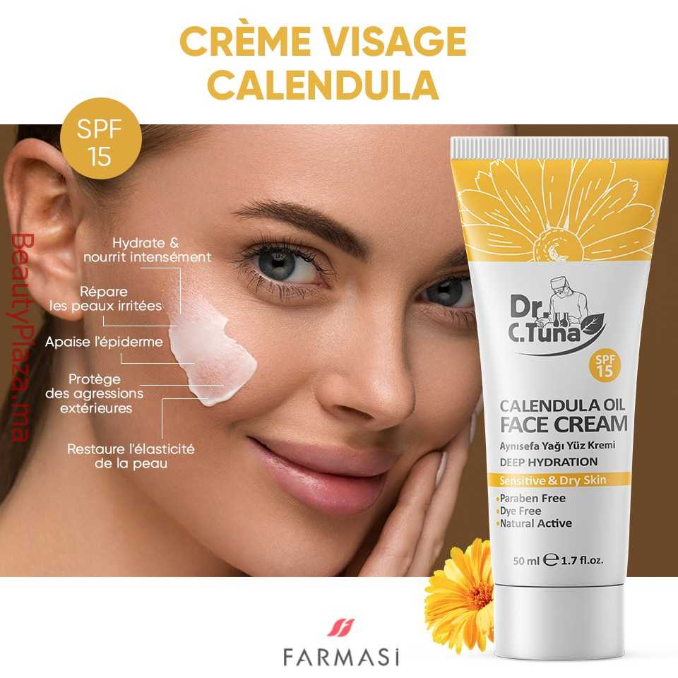 FARMASI Dr Tuna Crème Visage Calendula 50ml