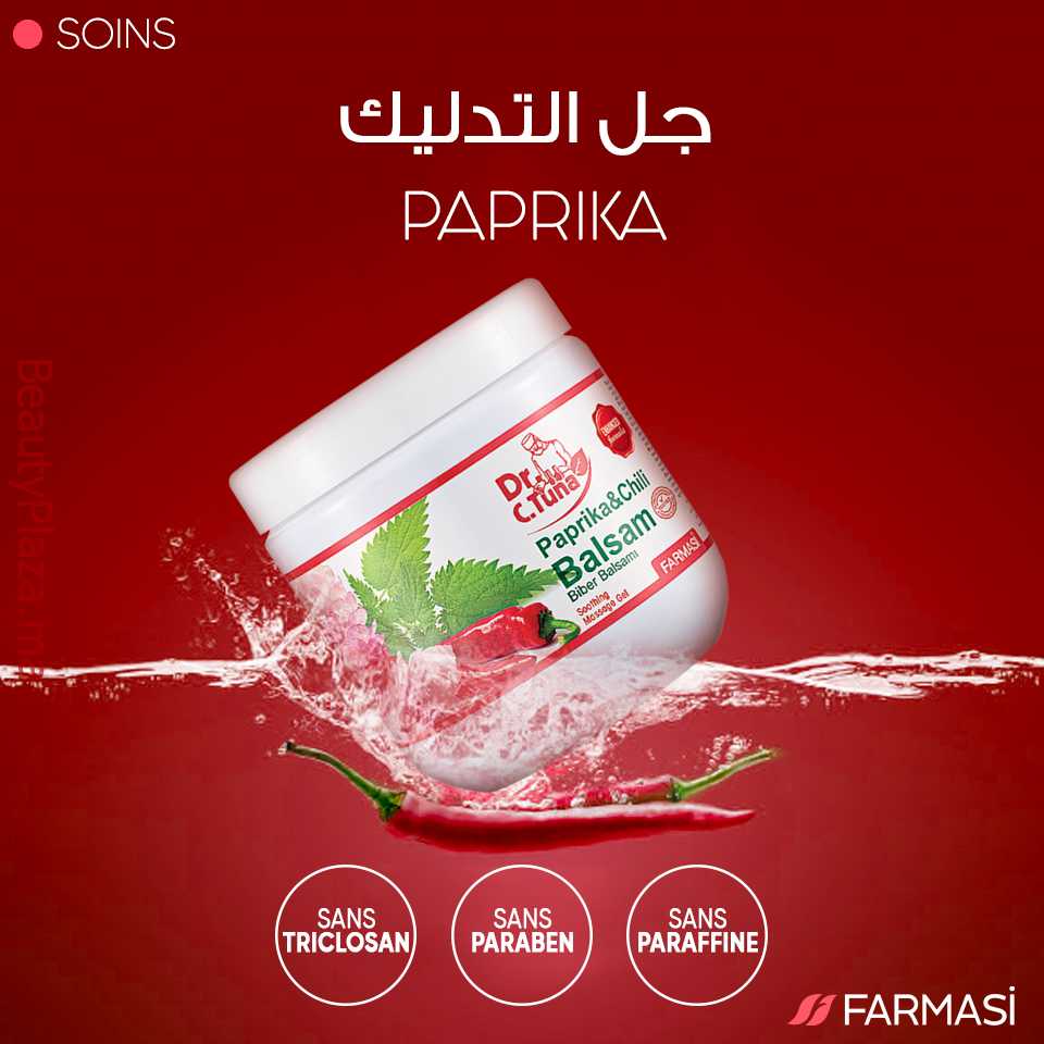 FARMASI Dr Tuna Gel De Massage Paprika 500ml