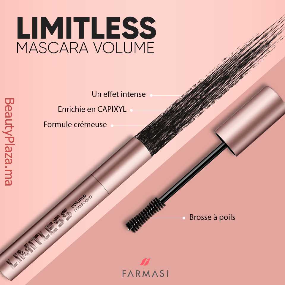 FARMASI Mascara Limitless Volume 14ml