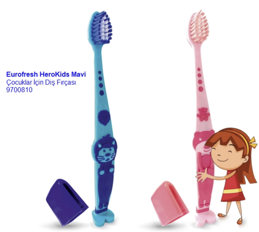 [9700788] FARMASI Brosse A Dents Fille Et Garcon Eurofresh