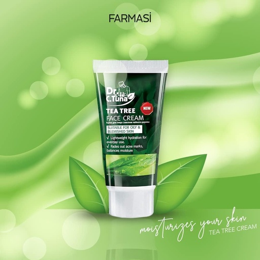 [1104077] FARMASI Dr Tuna Crème Visage Tea Tree 50ml