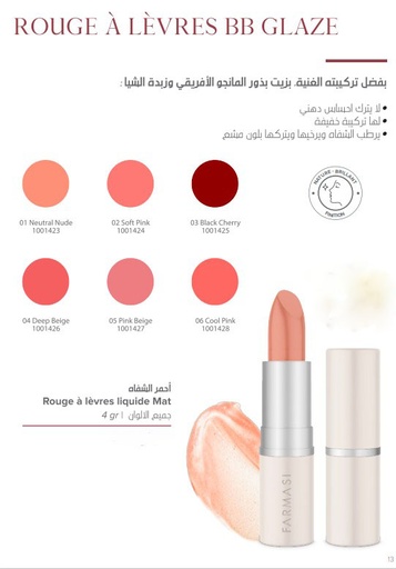 FARMASI Rouge A Levres BB Glaze 4g