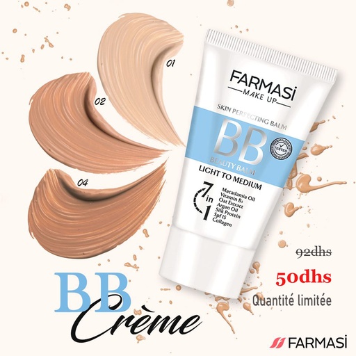 FARMASI Crème BB 50ml (Offre limitée)